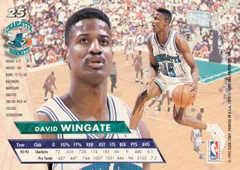 1993-94 Ultra #25 David Wingate Back