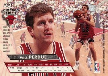 1993-94 Ultra #33 Will Perdue Back