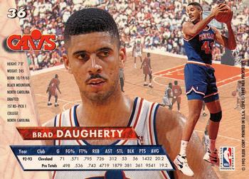 1993-94 Ultra #36 Brad Daugherty Back