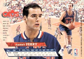 1993-94 Ultra #37 Danny Ferry Back