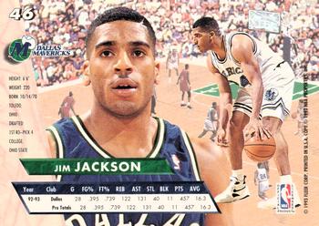1993-94 Ultra #46 Jim Jackson Back