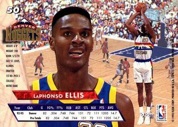 1993-94 Ultra #50 LaPhonso Ellis Back