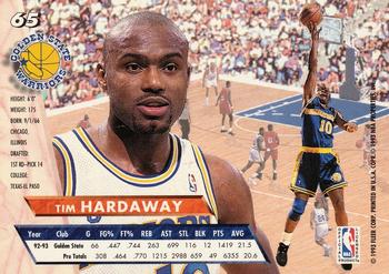 1993-94 Ultra #65 Tim Hardaway Back
