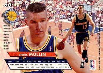 1993-94 Ultra #68 Chris Mullin Back