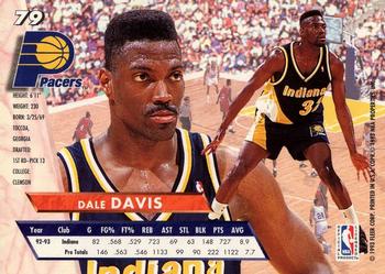 1993-94 Ultra #79 Dale Davis Back