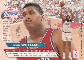 1993-94 Ultra #91 John Williams Back