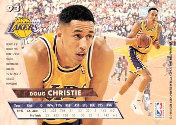 1993-94 Ultra #93 Doug Christie Back
