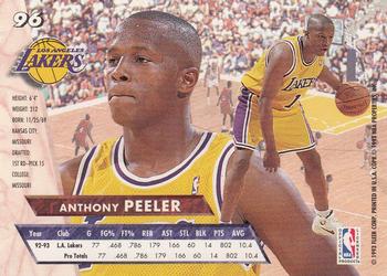 1993-94 Ultra #96 Anthony Peeler Back