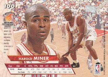 1993-94 Ultra #100 Harold Miner Back