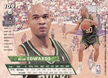 1993-94 Ultra #109 Blue Edwards Back
