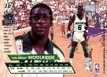 1993-94 Ultra #112 Orlando Woolridge Back