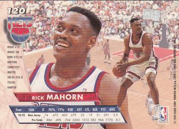 1993-94 Ultra #120 Rick Mahorn Back