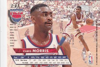 1993-94 Ultra #121 Chris Morris Back