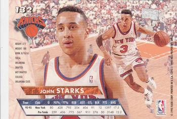 1993-94 Ultra #132 John Starks Back