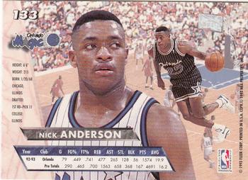 1993-94 Ultra #133 Nick Anderson Back