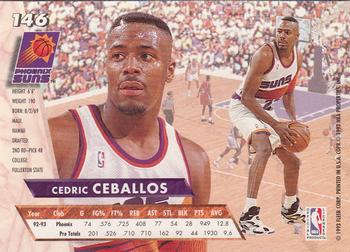 1993-94 Ultra #146 Cedric Ceballos Back