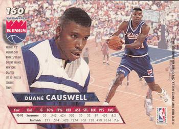 1993-94 Ultra #160 Duane Causwell Back