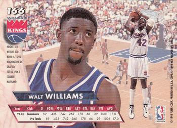 1993-94 Ultra #166 Walt Williams Back