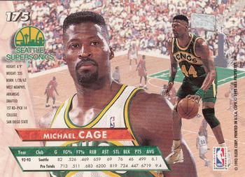 1993-94 Ultra #175 Michael Cage Back