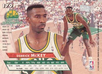 1993-94 Ultra #179 Derrick McKey Back