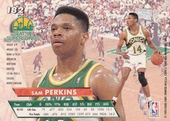 1993-94 Ultra #182 Sam Perkins Back