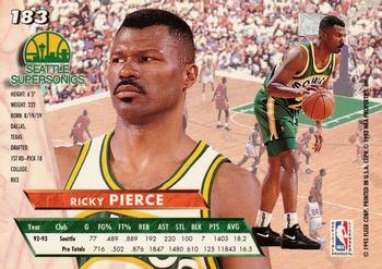 1993-94 Ultra #183 Ricky Pierce Back