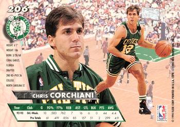 1993-94 Ultra #206 Chris Corchiani Back