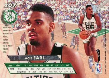 1993-94 Ultra #207 Acie Earl Back