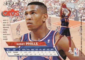 1993-94 Ultra #229 Bobby Phills Back