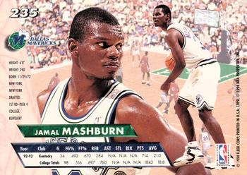 1993-94 Ultra #235 Jamal Mashburn Back