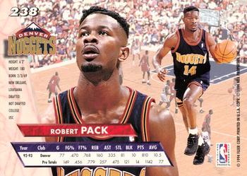 1993-94 Ultra #238 Robert Pack Back