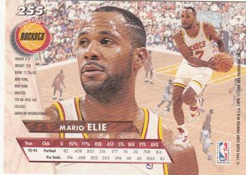 1993-94 Ultra #255 Mario Elie Back