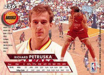1993-94 Ultra #256 Richard Petruska Back