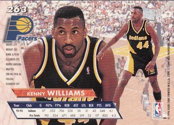 1993-94 Ultra #263 Kenny Williams Back