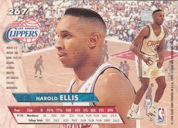1993-94 Ultra #267 Harold Ellis Back