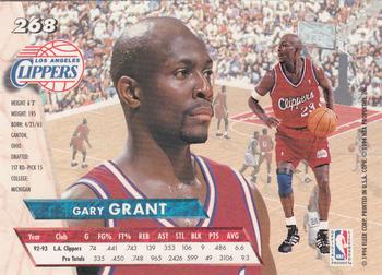 1993-94 Ultra #268 Gary Grant Back