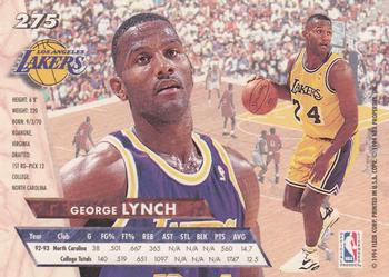 1993-94 Ultra #275 George Lynch Back