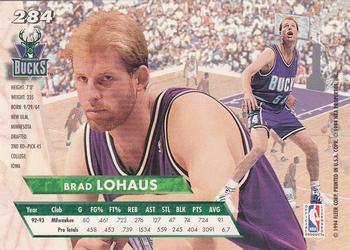 1993-94 Ultra #284 Brad Lohaus Back