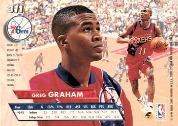 1993-94 Ultra #311 Greg Graham Back