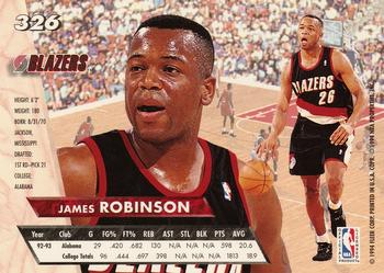 1993-94 Ultra #326 James Robinson Back