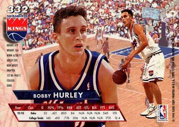 1993-94 Ultra #332 Bobby Hurley Back