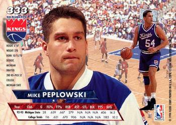 1993-94 Ultra #333 Mike Peplowski Back