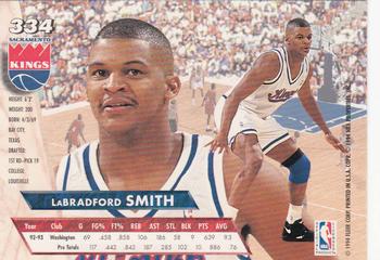 1993-94 Ultra #334 LaBradford Smith Back