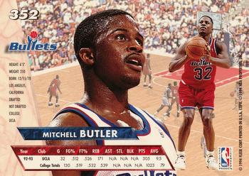 1993-94 Ultra #352 Mitchell Butler Back