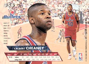1993-94 Ultra #354 Calbert Cheaney Back