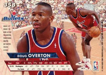 1993-94 Ultra #358 Doug Overton Back