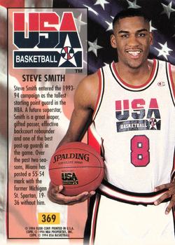 1993-94 Ultra #369 Steve Smith Back
