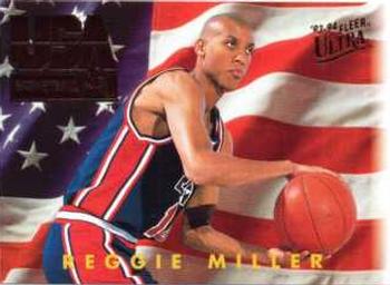 1993-94 Ultra #M1 Reggie Miller Front