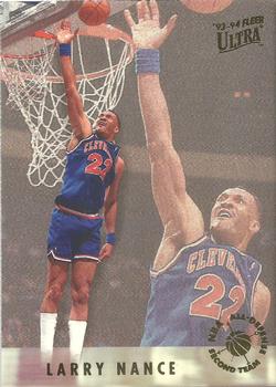1993-94 Ultra - All-Defensive Team #8 Larry Nance Front