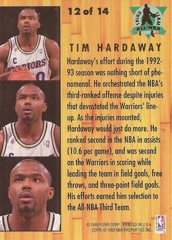 1993-94 Ultra - All-NBA #12 Tim Hardaway Back